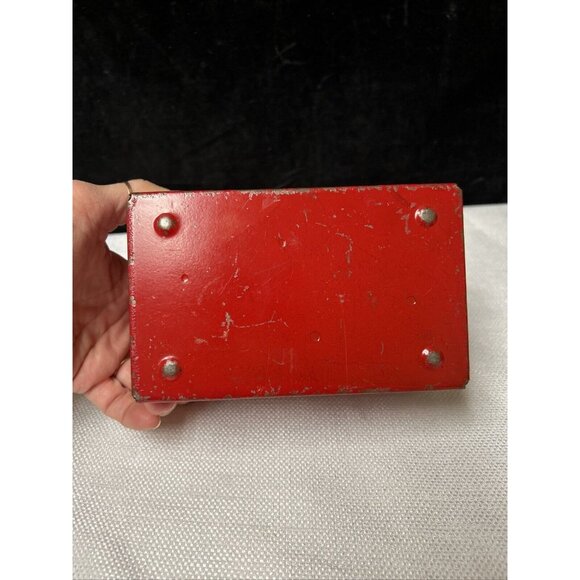 Vintage Toy Bank • Marx Toys Red White & Blue Capitol Building Budget Bank - Picture 6 of 9